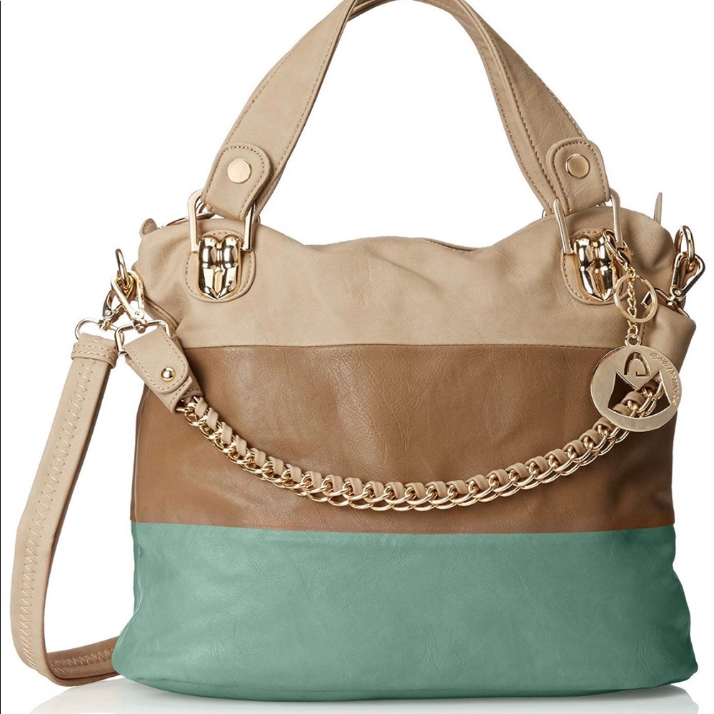 MG Collection Medium Size Purse Turquoise